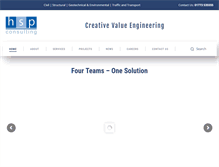 Tablet Screenshot of hspconsulting.com